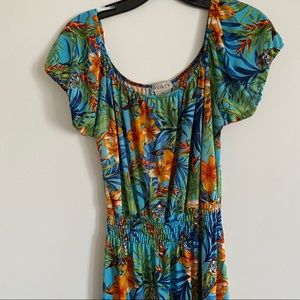 Large Floral Midi Summer Dress - Guilty